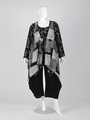 6026 Tokyo vest (motif grid)